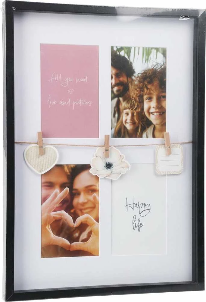 Home Styling Collection Frame Nuotraukų rėmelis su dekoracija, 31 x 27 x 43,5 cm