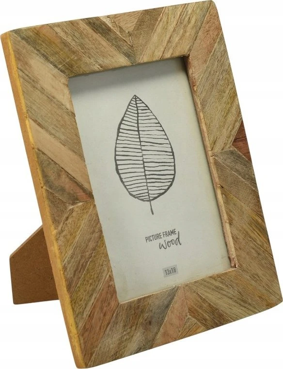 Home Styling Collection rėmelis PATCHWORK mango medžio nuotraukų rėmelis, 19 x 24 cm