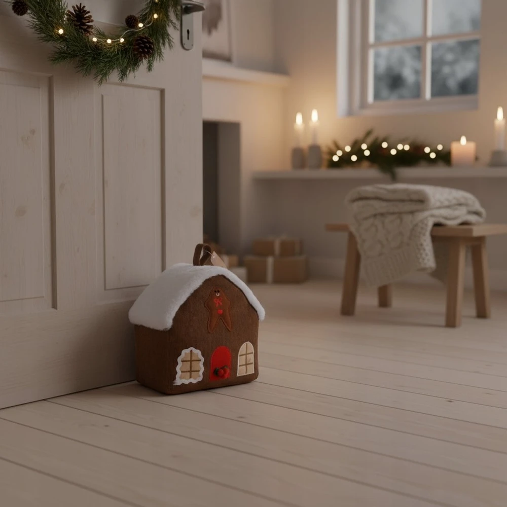 Home Styling Collection Durų kamštis, Kalėdų Senelio namas