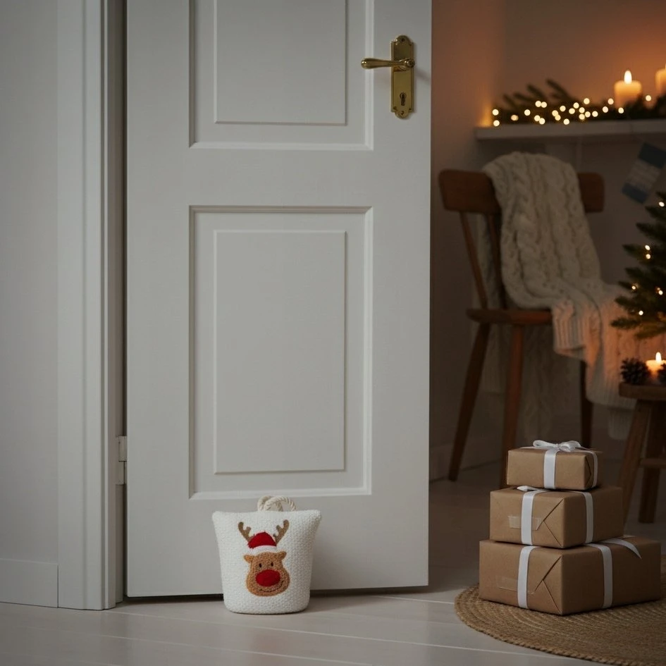 Home Styling Collection Durų kamštis su šventiniu raštu