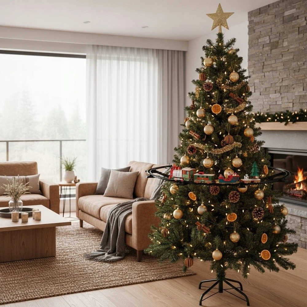 Home Styling Collection PIECES Kalėdinis traukinukas Kalėdų eglutei, 23 dalys, Ø 87,5 cm