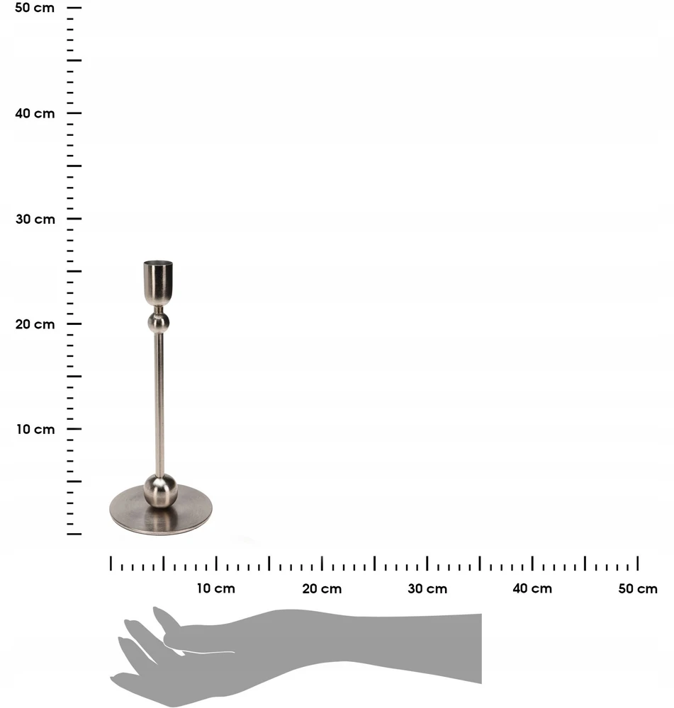 Home Styling Collection Dekoratyvinė žvakidė, metalinė, 23 cm