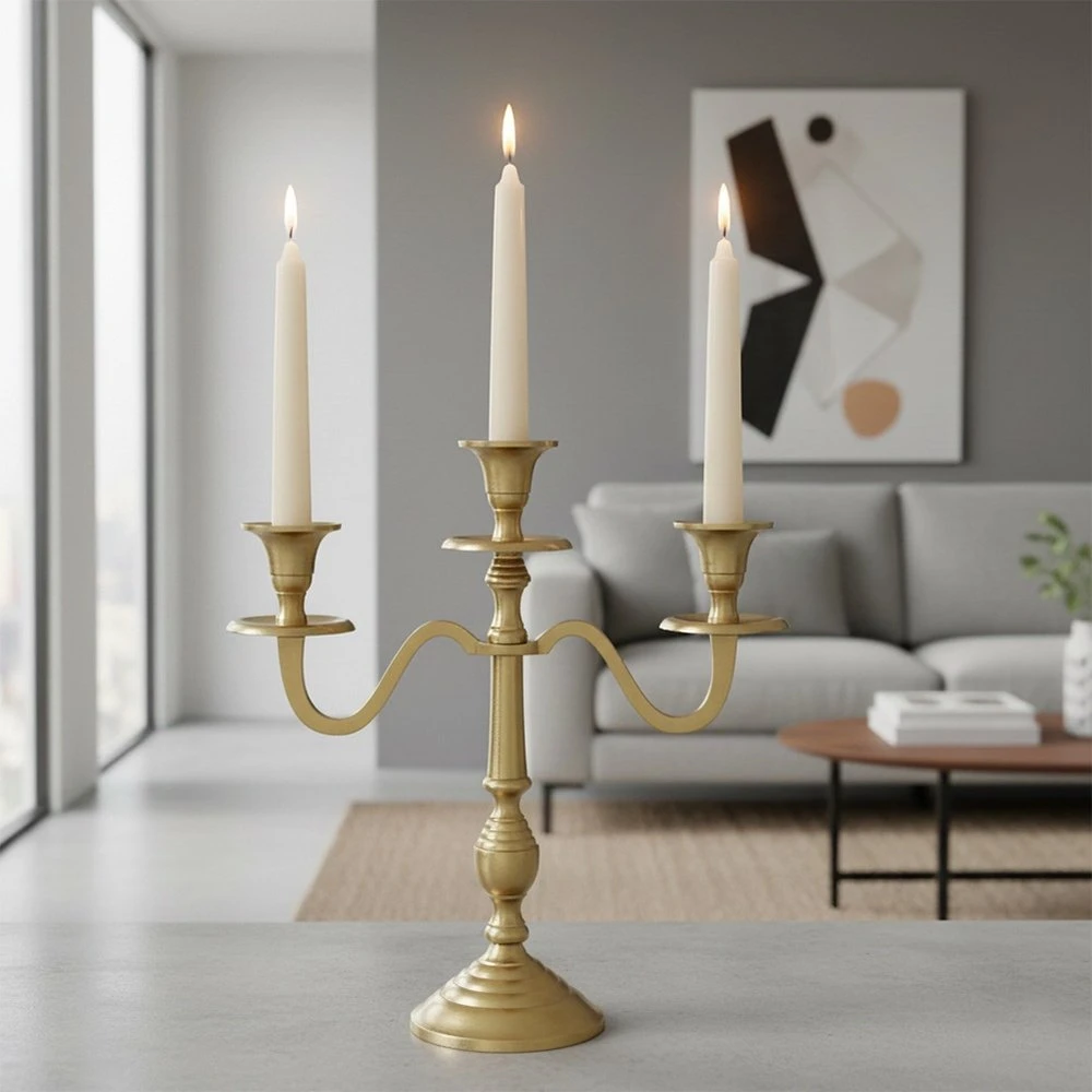 Home Styling Collection Nežinomas Žvakidė, 30 cm, aukso