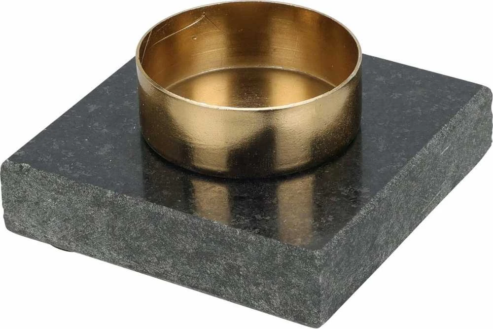 Home Styling Collection Žvakės laikiklis, granitinis pagrindas, 7 cm