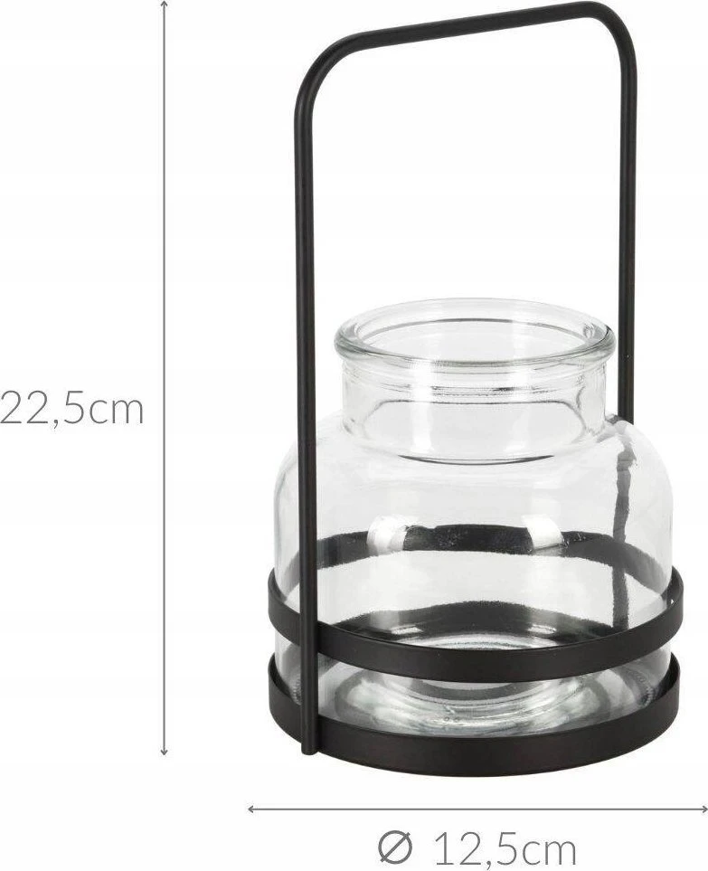 Home Styling Collection Žvakės laikiklis, metalinė rankena