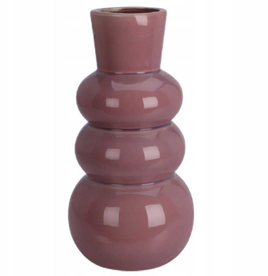 Home Styling Collection Keraminė vaza burbulo formos, 29,5 x 14 cm
