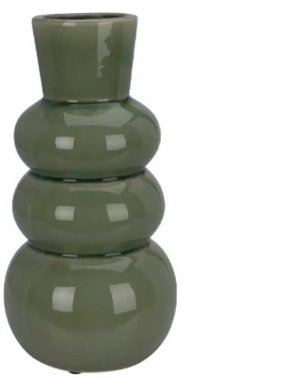 Home Styling Collection Keraminė vaza burbulo formos, 25 x 13 cm