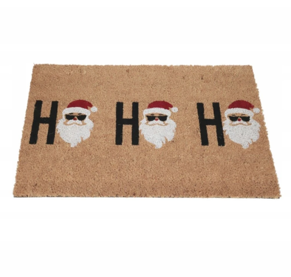 Home Styling Collection Kokoso pluošto kilimėlis 59x39 cm, Kalėdų Senelis