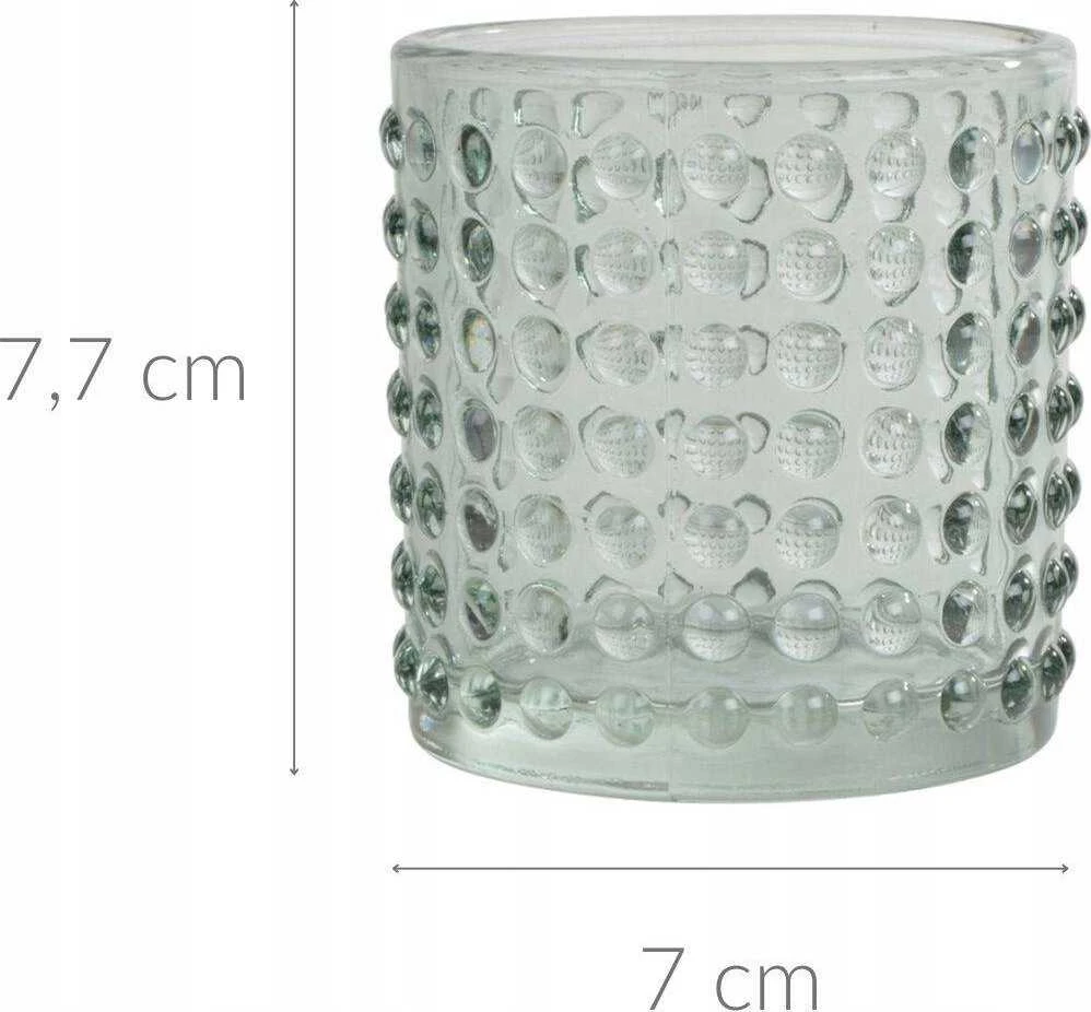 Homea Žvakidė su reljefiniu raštu ARTY, Ø 7 cm
