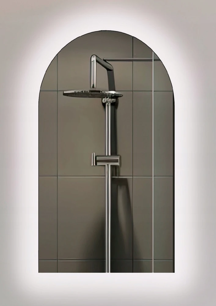 Lustro Homede MIRR MASTERJERO WITH LIGHT LED SEMI-OVAL