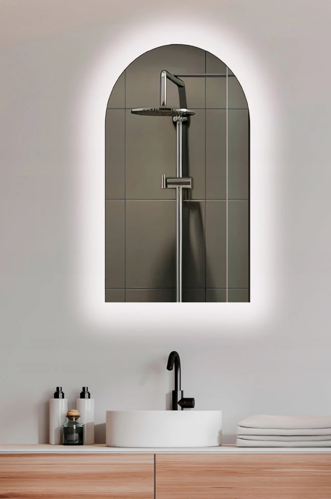 Lustro Homede MIRR MASTERJERO WITH LIGHT LED SEMI-OVAL