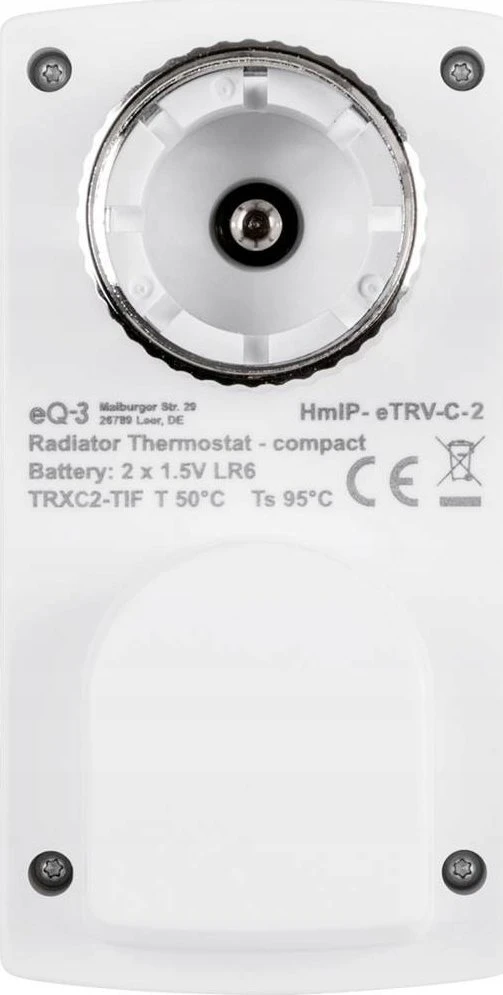 Homematic IP Radiator Thermostat Compact-2 baltas