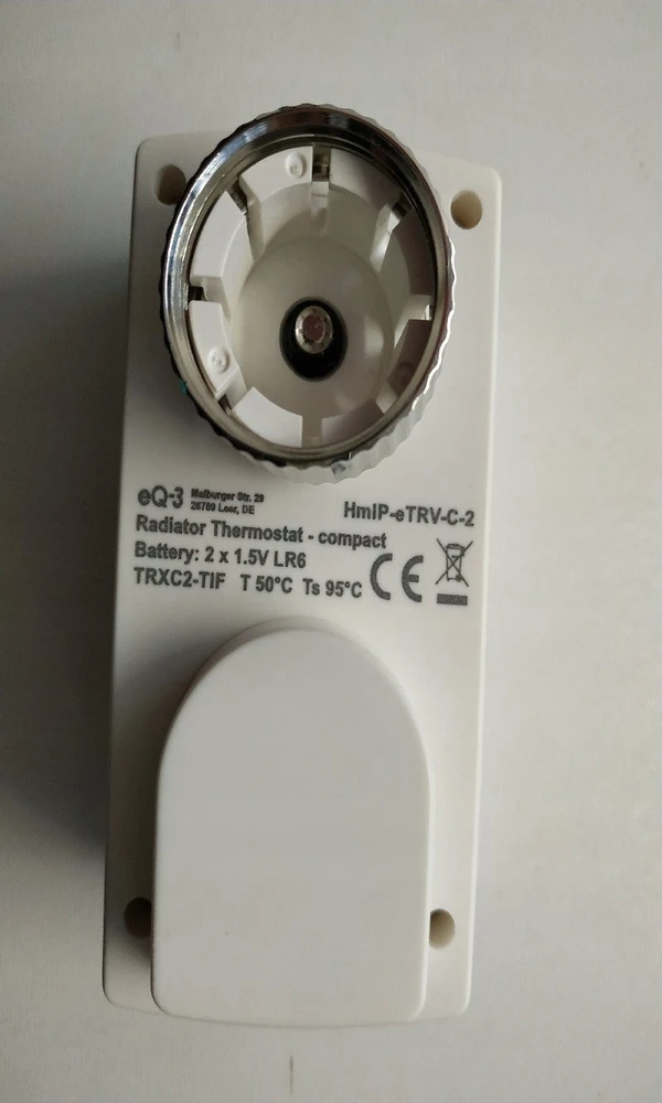 Homematic IP Radiator Thermostat Compact-2 baltas