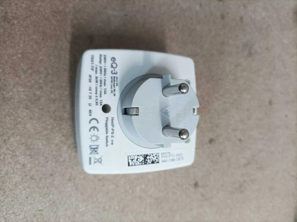 HomeMatic IP Homematic IP jungiklio lizdas (HmIP-PS-2) (baltas)