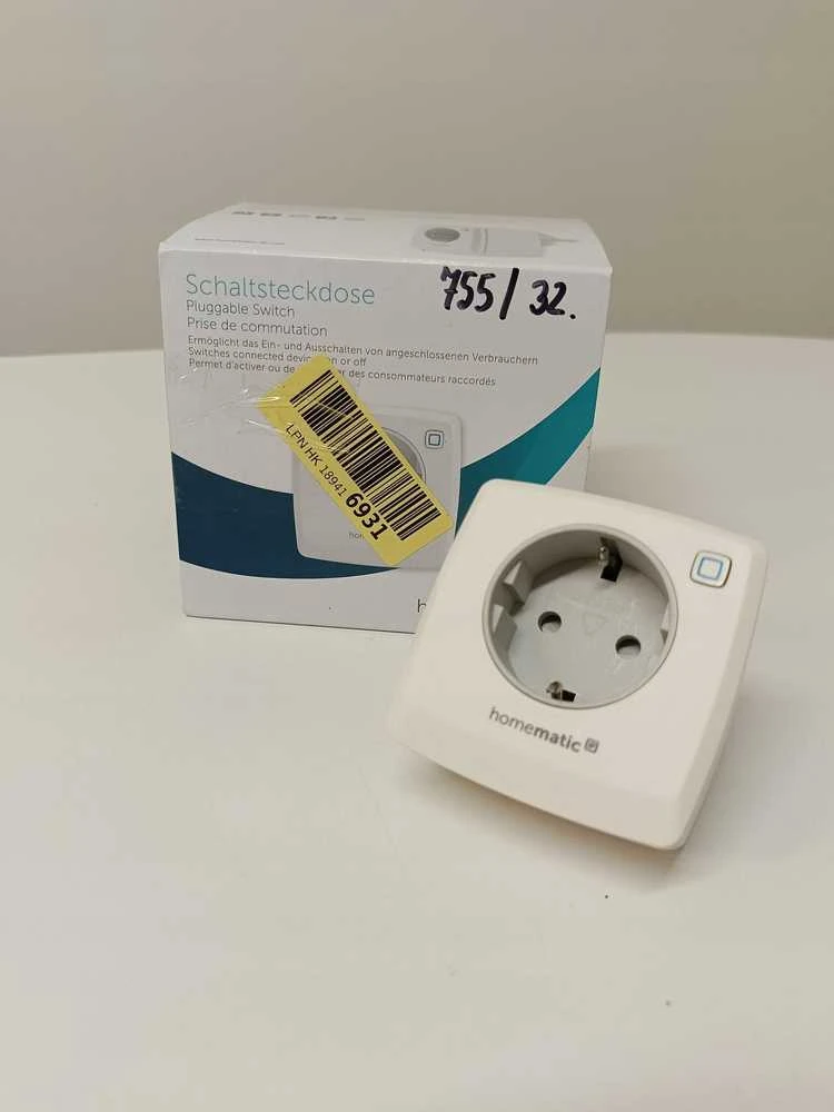 HomeMatic IP Homematic IP jungiklio lizdas (HmIP-PS-2) (baltas)