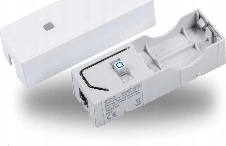 HomeMatic IP Homematic IP sąsaja skaitmeniniams elektros skaitikliams (HmIP-ESI-LED), matavimo prietaisui (baltas)