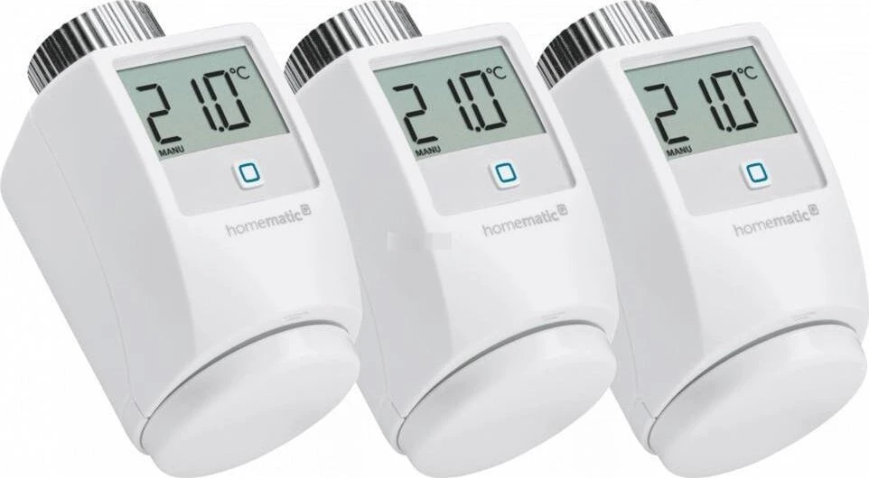HomeMatic IP Homematic IP radiatoriaus termostatų rinkinys iš 3