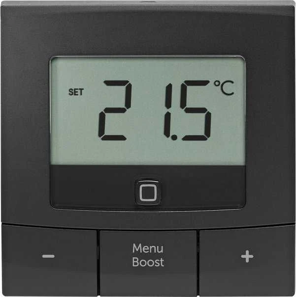 eQ-3 HomeMatic IP Homematic IP sieninis termostatas - bazinis, antracitinis
