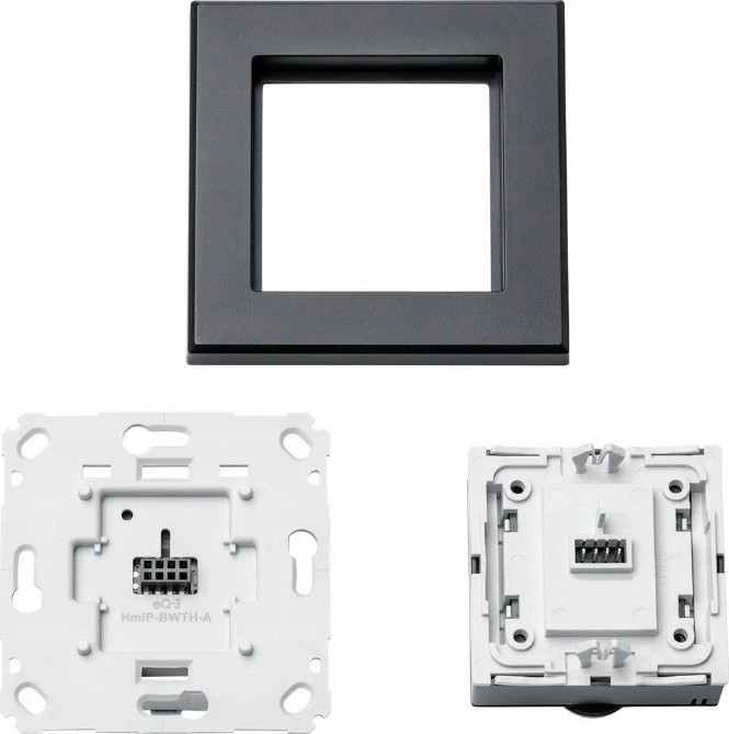 eQ-3 HomeMatic IP Homematic IP sieninis termostatas su perjungimo išėjimu (HmIP-BWTH-A) (antracitas, firminiam jungikliui 230V)