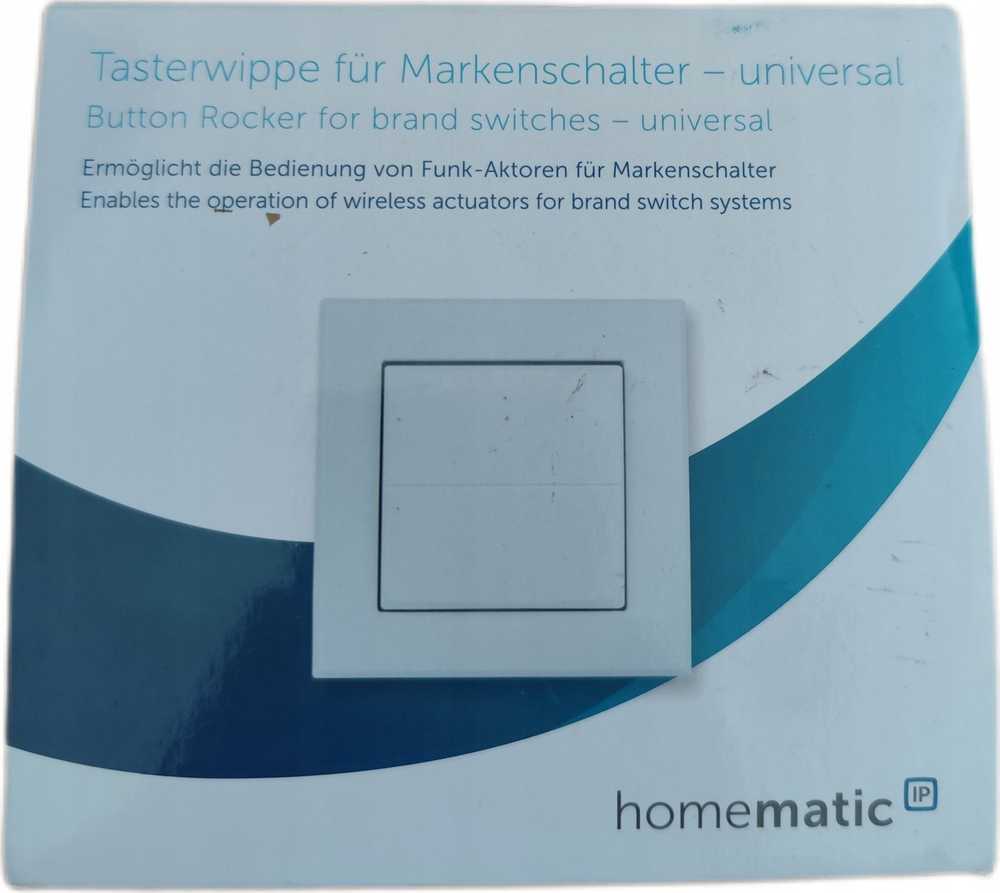 HomeMatic IP Homematic IP Tasterwippe für Markenschalter – universal
