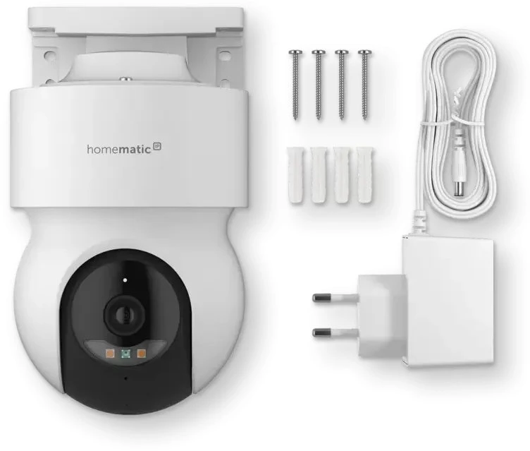 HomeMatic IP lauko kamera (HmIP-CO) (balta, 5MP, WLAN) (162943A0)
