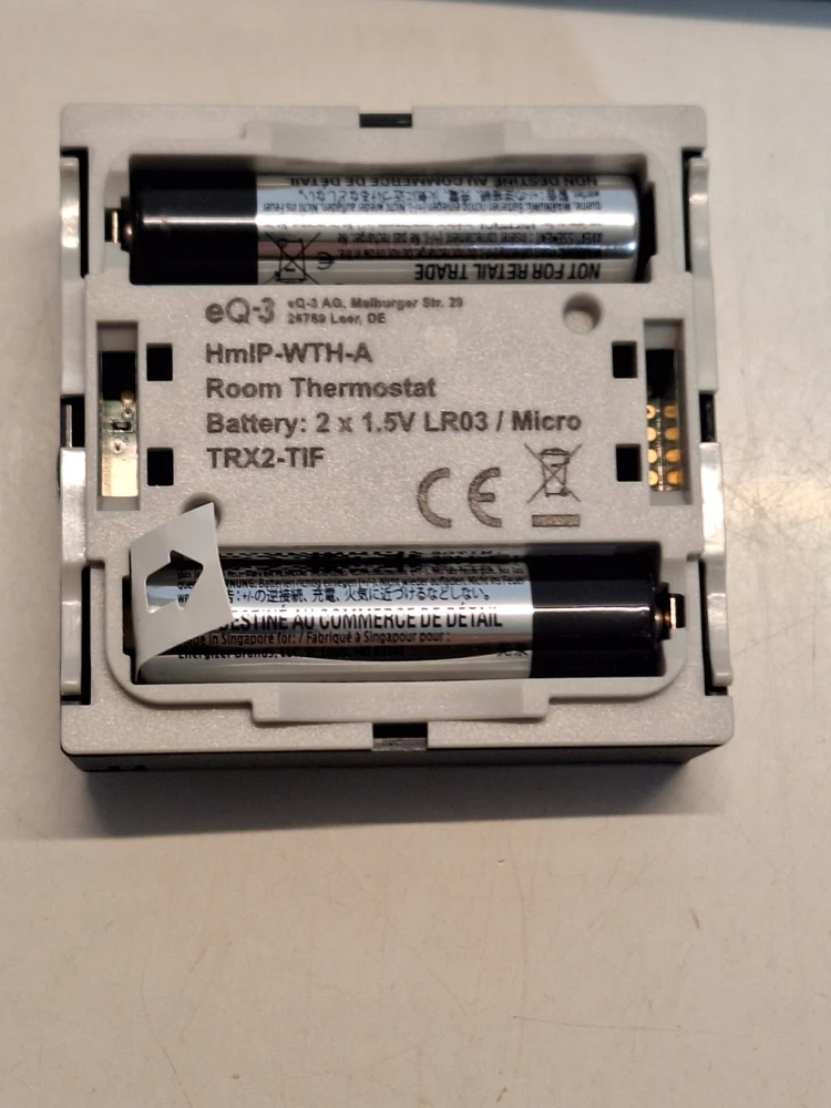 HomeMatic IP sieninis termostatas su drėgmės jutikliu (HmIP-WTH-A) (antracito spalvos)