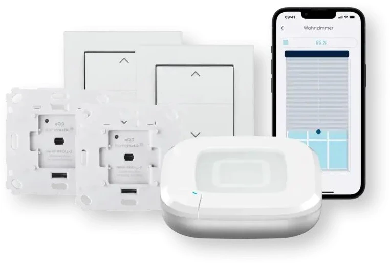 HomeMatic IP Starter Set Sterowanie roletami (HmIP-SK29) (dla wszystkich popularnych silników rurowych) (162171A0)