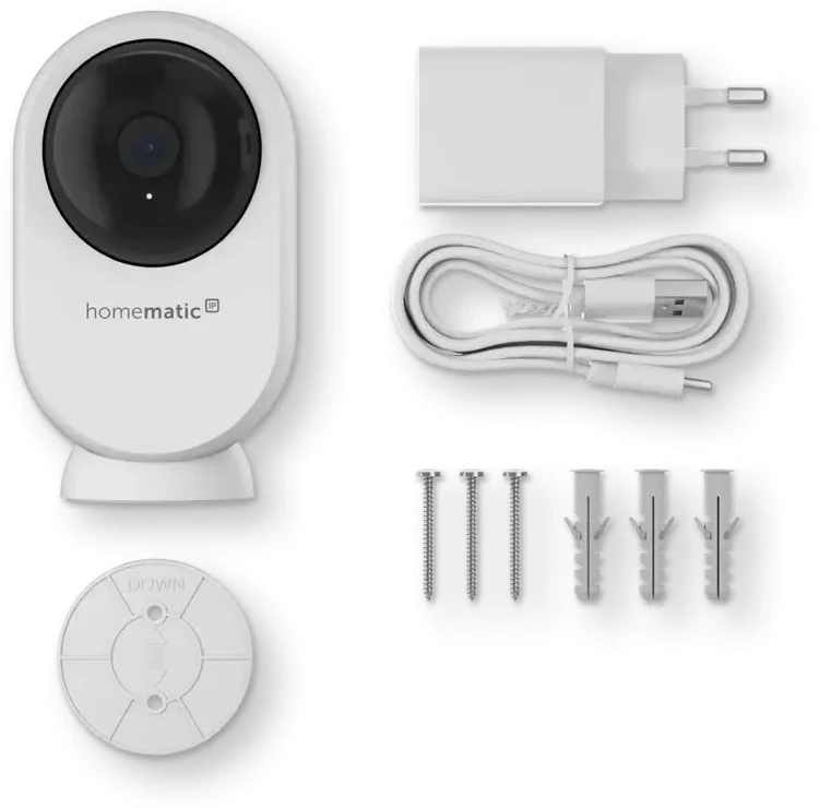 HomeMatic IP vidinė kamera ? plus (HmIP-CI-PL) (balta, 4MP, WLAN) (162942A0)