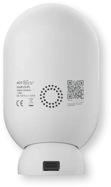 HomeMatic IP vidinė kamera ? plus (HmIP-CI-PL) (balta, 4MP, WLAN) (162942A0)