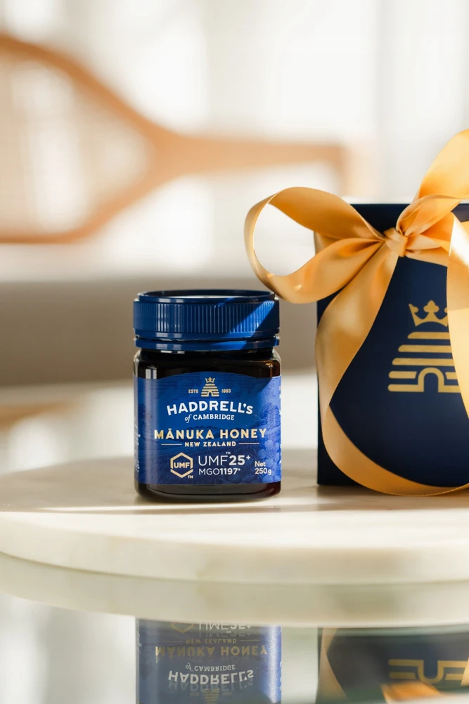 Honey New Zealand Haddrells Manuka medus UMF25+ MGO1197+ 250g