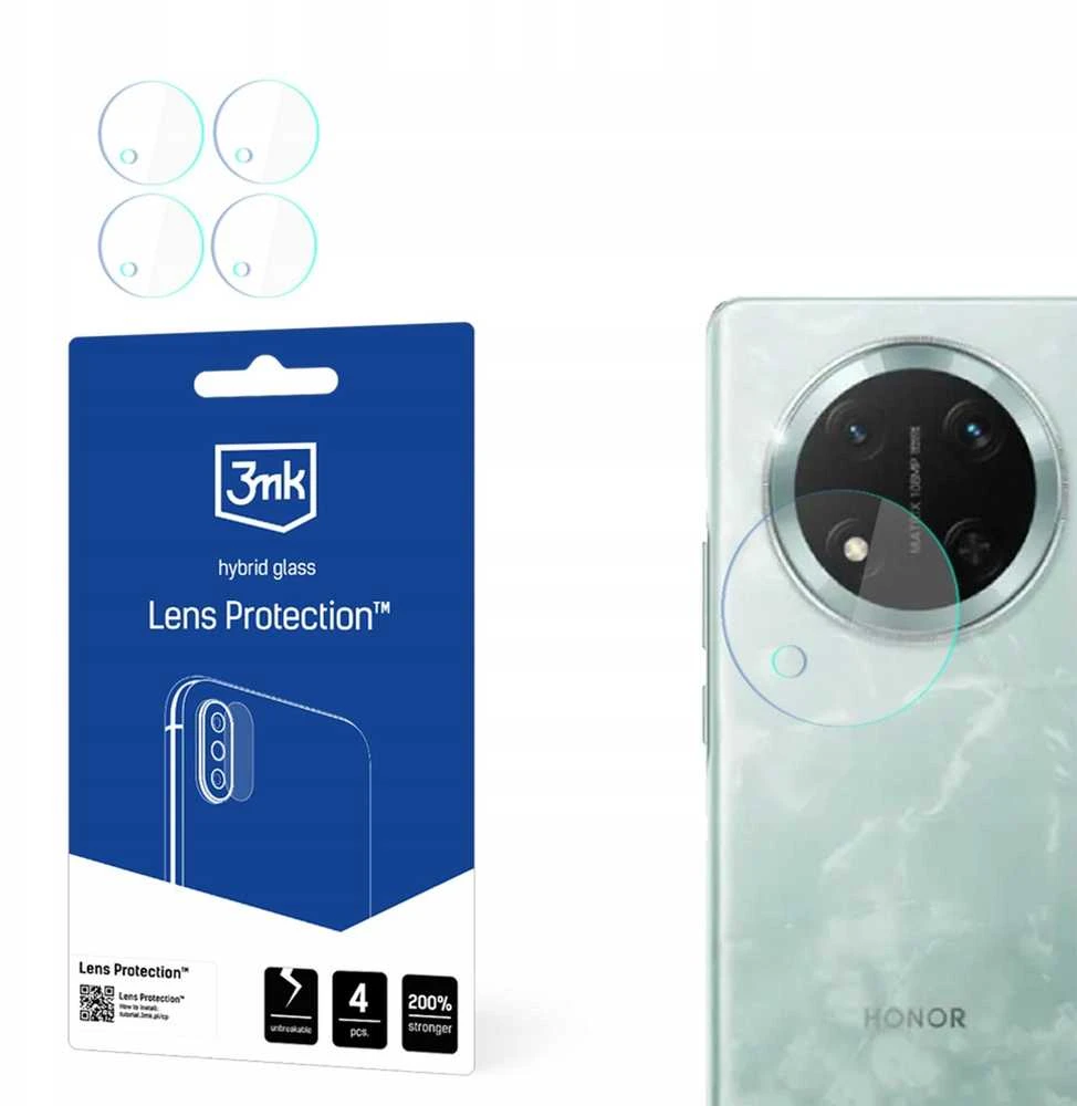 3Mk Protection Hibridinis stiklas fotoaparato objektyvui 3mk objektyvo apsauga, skirta Honor Magic7 Lite