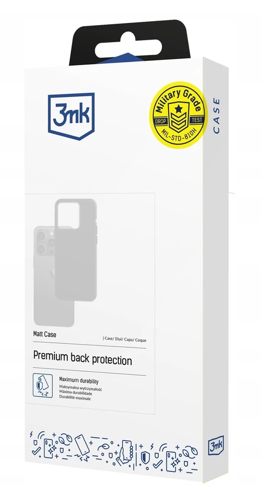 3Mk Protection 3mk matinis dėklas, skirtas Honor X7D - matinis juodas