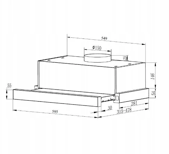 Gartraukis Beko HNT63322WH, montuojamas prie sienos
