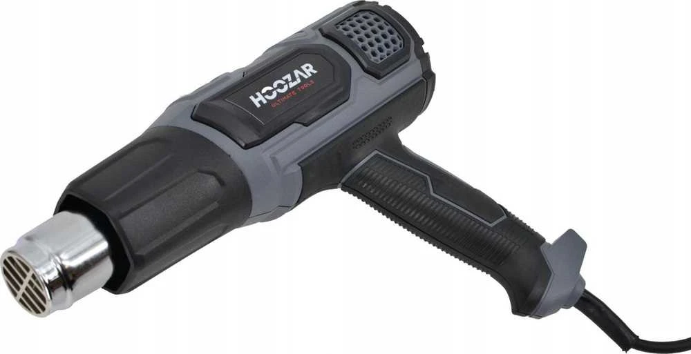 HOOZAR 2000 W karšto oro pistoletas su reguliavimu, priedais ir LCD ekranu
