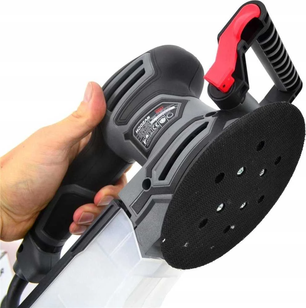 HOOZAR šlifuoklis ekscentrinis 150mm 450W Z RĄCZKĄ