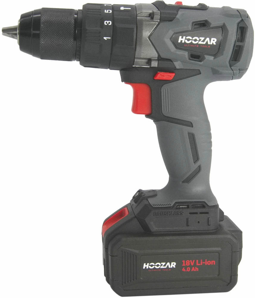 HOOZAR suktuvas UDAROWA BEZSZCZOTKOWA 18V 2x4.0Ah 55 N.m. CD10BL
