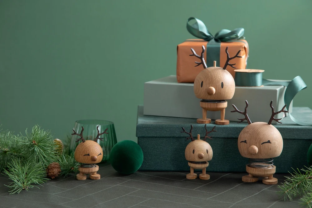 Hoptimist Figūrėlė Reindeer Bumble M ąžuolinė (28048)