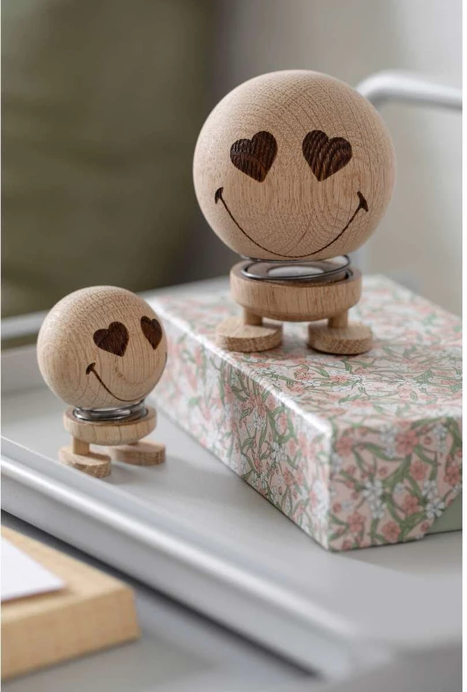 Hoptimist figūrėlė „Smiley Love S“ Raw Oak 29603