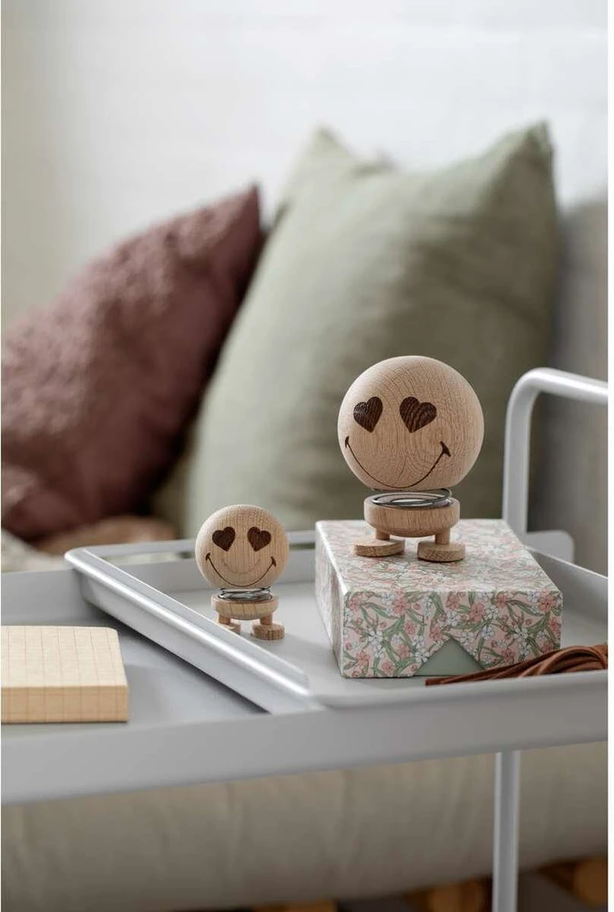 Hoptimist figūrėlė „Smiley Love S“ Raw Oak 29603