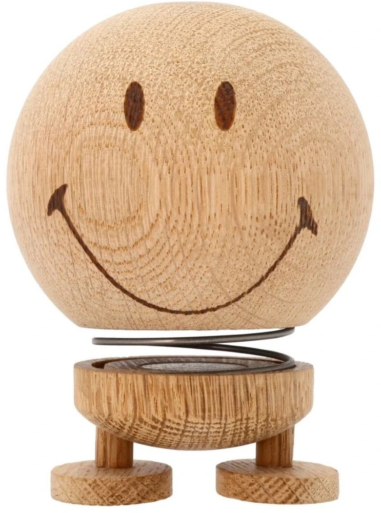 Hoptimist figūrėlė „Smiley M“ Raw Oak 29599