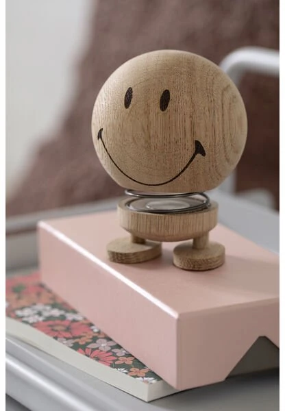 Hoptimist figūrėlė „Smiley M“ Raw Oak 29599