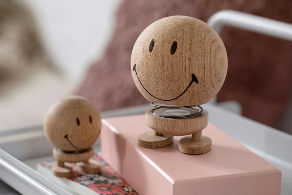 Hoptimist figūrėlė „Smiley S“ Raw Oak 29598