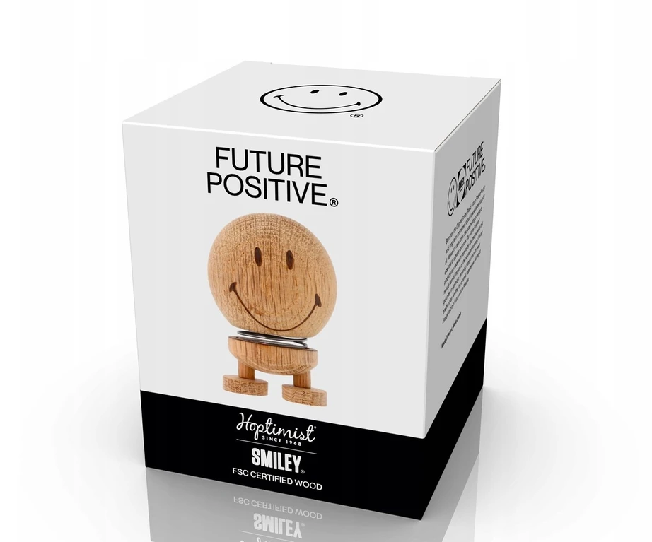 Hoptimist figūrėlė „Smiley S“ Raw Oak 29598