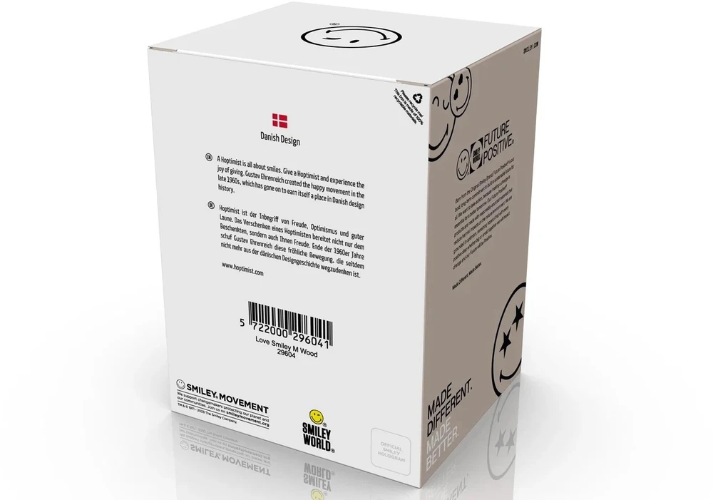 Hoptimist „Smiley Love M“ neapdoroto ąžuolo figūrėlė 29604