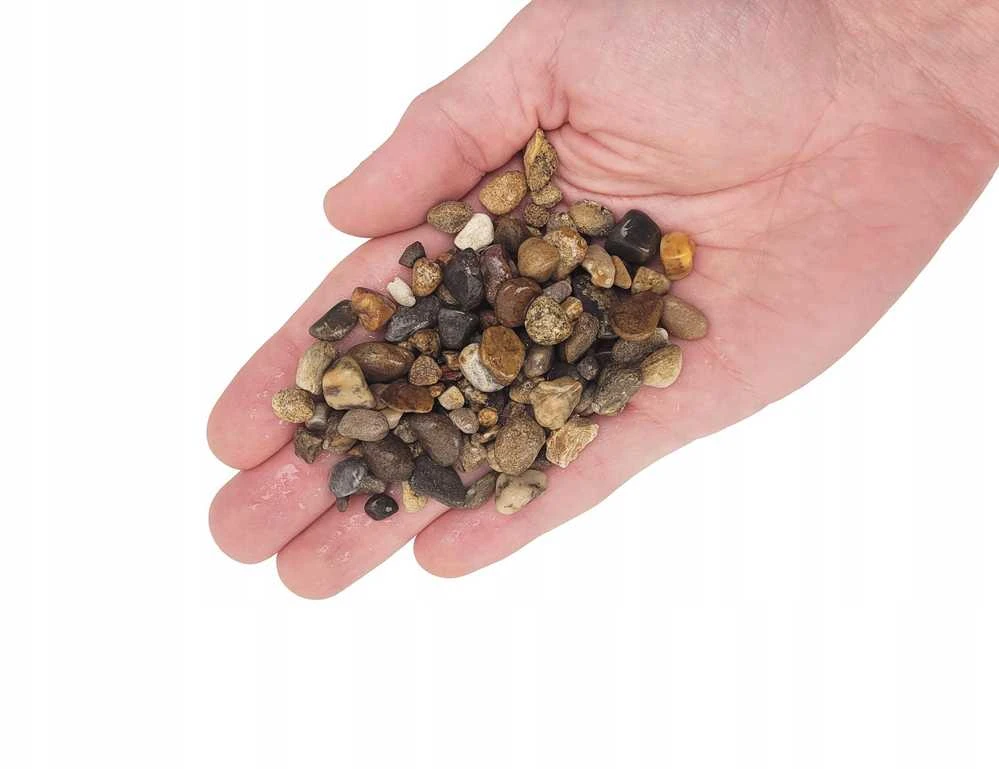 HORECA - SUROWCE WIO Elderly Gravel, żwir, dekoracyjny, pilka/juoda/balta, 2kg, maišelis