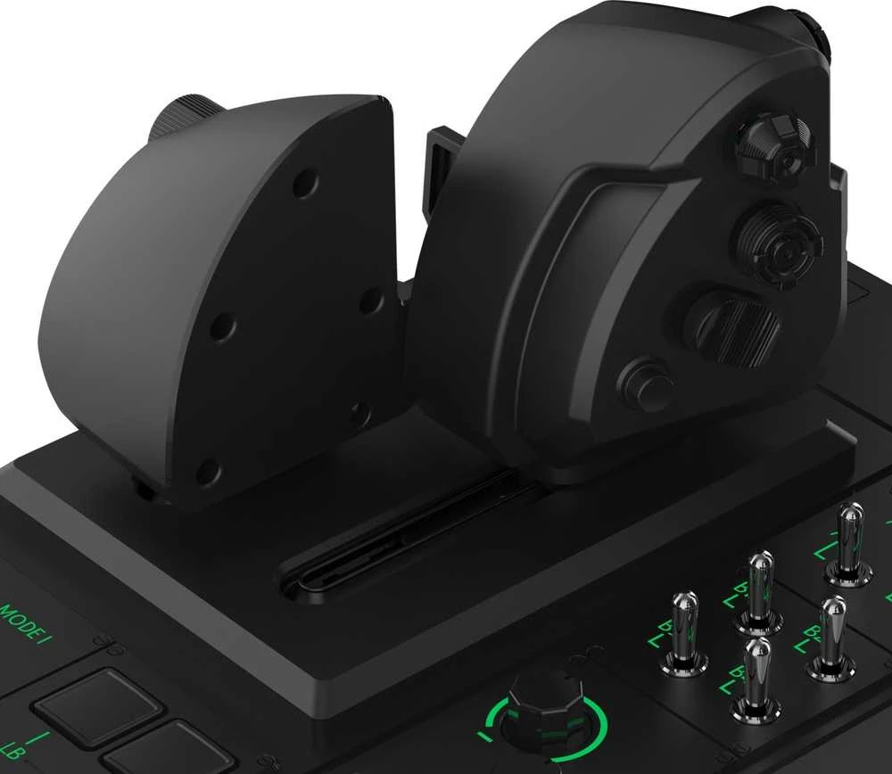 HORI – HORI HOTAS skrydžių valdymo sistema ir laikiklis asmeniniam kompiuteriui („Windows 11/10“) Aukštos klasės skrydžio svirtis ir droselis, skirti „Flight Sims“ kompiuteriui