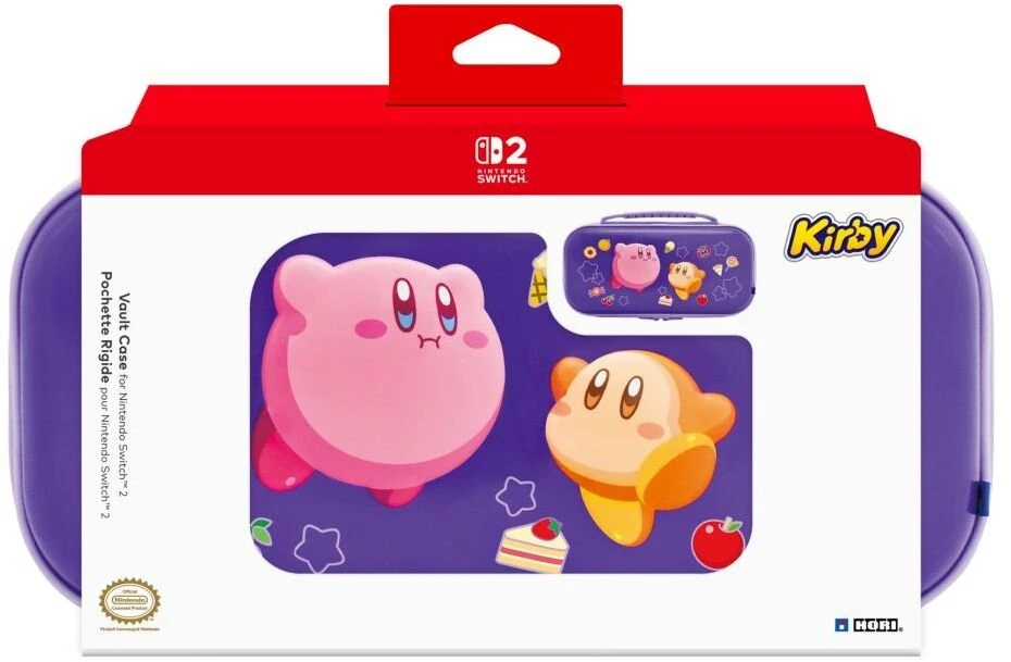 HORI - Vault dėklas Nintendo Switch 2 konsolei (Kirby ir Waddle Dee) - Violetinė