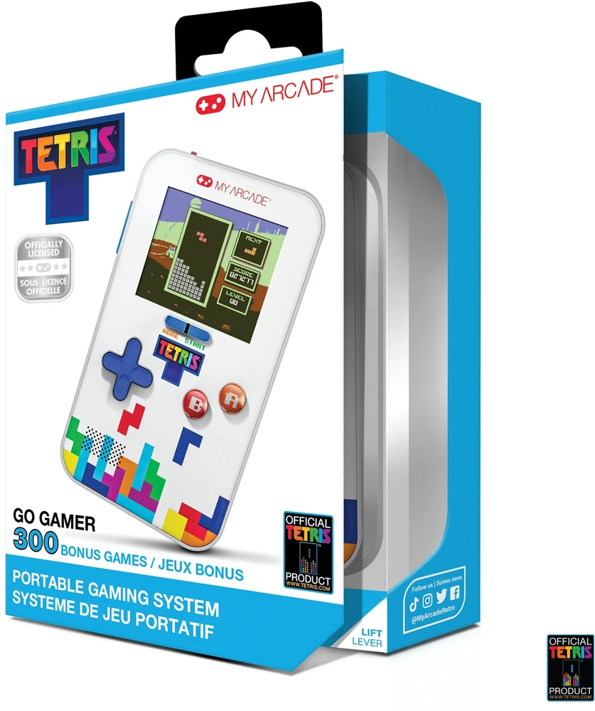 MY ARCADE Go gamer ,,Tetris" nešiojama žaidimų konsolė, 301 žaidimas viename