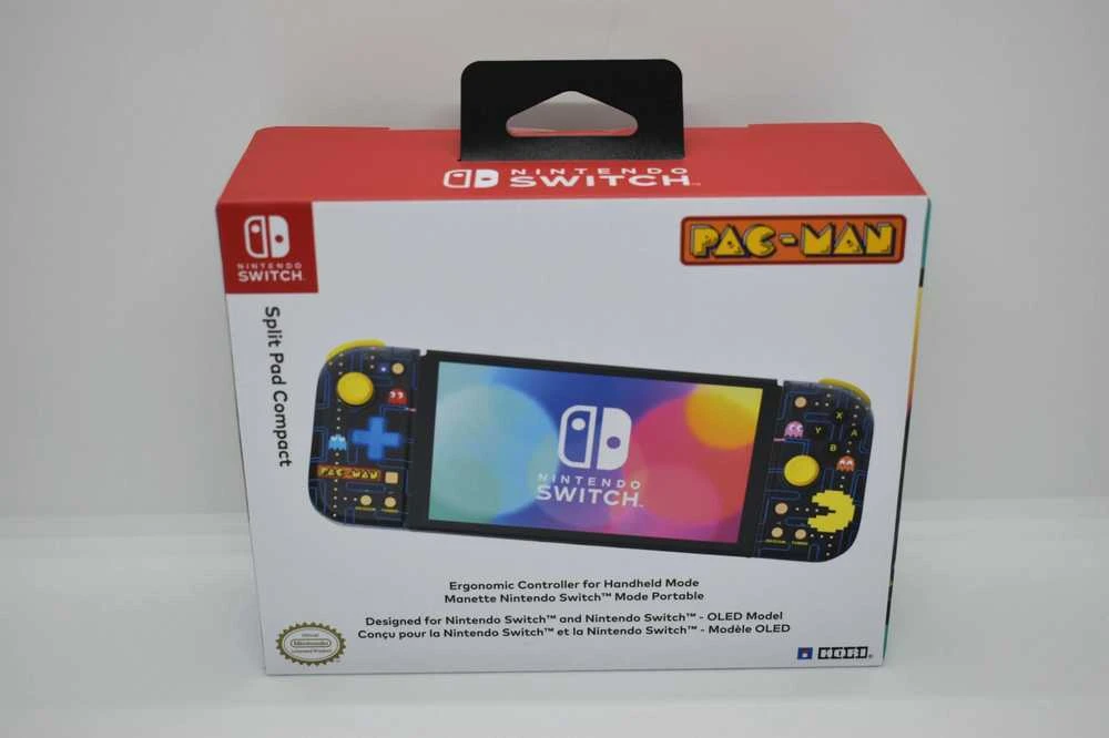 Kompaktiškas „HORI Nintendo Switch Split Pad“ (PAC-MAN)
