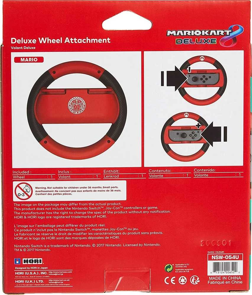 HORI Mario Kart 8 Deluxe Racing Wheel (Mario), skirtas Nintendo Switch